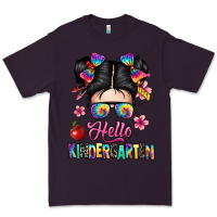 Plum hello kindergarten Premium Tee - texasbilliewilder