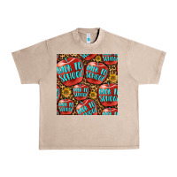 French Oak back to school with apple seamless pattern Urban Heavy Tee - BundleAndBundleShop