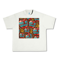 Pistachio back to school with apple seamless pattern Urban Heavy Tee - BundleAndBundleShop