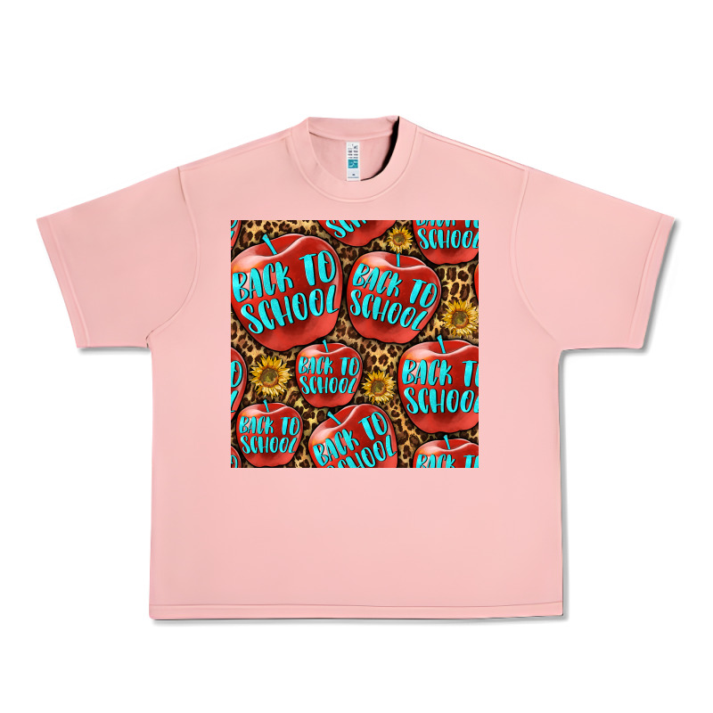 Back To School With Apple Seamless Pattern Urban Heavy Tee by BundleAndBundleShop | Teevron