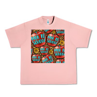 Salmon back to school with apple seamless pattern Urban Heavy Tee - BundleAndBundleShop
