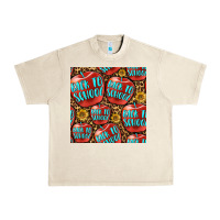 Sandshell back to school with apple seamless pattern Urban Heavy Tee - BundleAndBundleShop