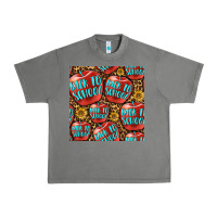 Tornado back to school with apple seamless pattern Urban Heavy Tee - BundleAndBundleShop