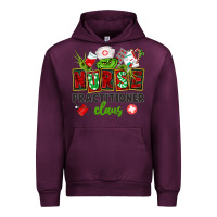 Mauve Wine nurse practitioner claus Urban Hoodie - CowGirlArtShop