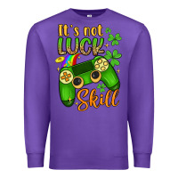 Purple it s not luck skill Premium Sweatshirt - Artiststas