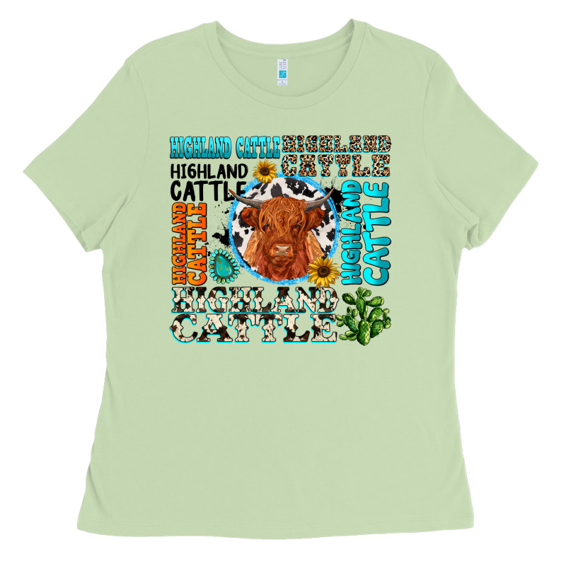 Highland Cattle Ladies Tee by texasbilliewilder | Teevron