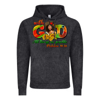 Vintage Black with god all things are possible juneteenth Vintage Hoodie - AdoDesignShop