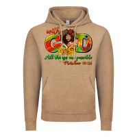 With God All Things Are Possible Juneteenth Vintage Hoodie | Teevron