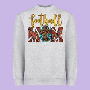 Football Mom Heavyweight Sweatshirt Designed By Jahusdesignshop
