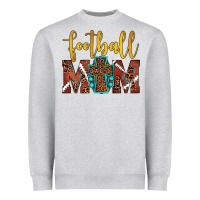 Heather Grey football mom Heavyweight Sweatshirt - JahusDesignShop