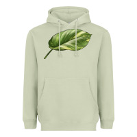 Matcha Golden Pothos Leaf Heavyweight Hoodie - LillyAllenDesigns
