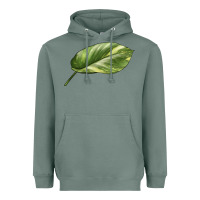 Sage Golden Pothos Leaf Heavyweight Hoodie - LillyAllenDesigns
