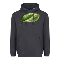 Smoke Golden Pothos Leaf Heavyweight Hoodie - LillyAllenDesigns