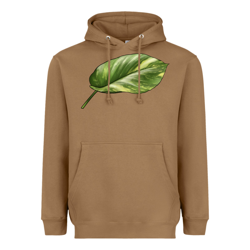 Golden Pothos Leaf Heavyweight Hoodie by LillyAllenDesigns | Teevron