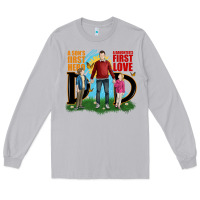 Moon Dust a sons first hero a daughters first love Long Sleeve Tee - JahusDesignShop