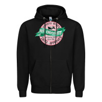 Black reindeer brewed santa approved pink Zipper Hoodie - MaliasSmallBusiness