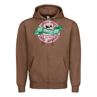 Chestnut reindeer brewed santa approved pink Zipper Hoodie - MaliasSmallBusiness