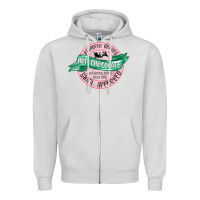 Dove Grey reindeer brewed santa approved pink Zipper Hoodie - MaliasSmallBusiness