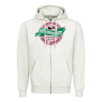 Oatmeal Heather reindeer brewed santa approved pink Zipper Hoodie - MaliasSmallBusiness