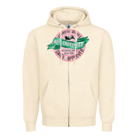 Sandshell reindeer brewed santa approved pink Zipper Hoodie - MaliasSmallBusiness