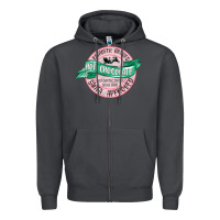 Smoke reindeer brewed santa approved pink Zipper Hoodie - MaliasSmallBusiness