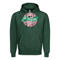 Sports Green reindeer brewed santa approved pink Zipper Hoodie - MaliasSmallBusiness