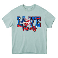 Arona love texas map Heavy Core Tee - Zillion Design Studio
