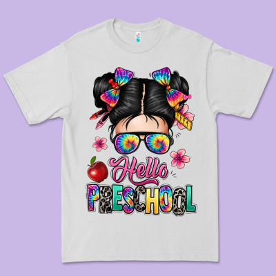 Hello Preschool Kid Premium Tee Designed By Texasbilliewilder