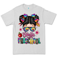 Dove Grey hello preschool kid Premium Tee - texasbilliewilder