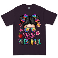 Plum hello preschool kid Premium Tee - texasbilliewilder