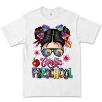 White hello preschool kid Premium Tee - texasbilliewilder