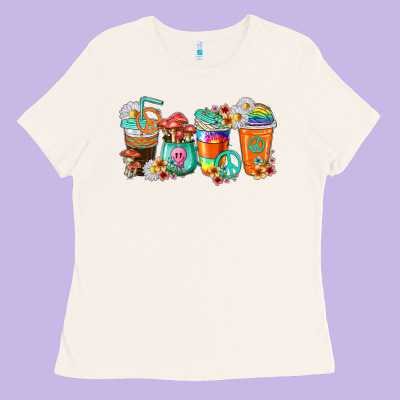 Ladies Tee hippie coffee cups
