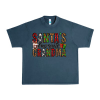 Midnight Navy santa's favorite grandma Urban Heavy Tee - Jasminsmagicworld