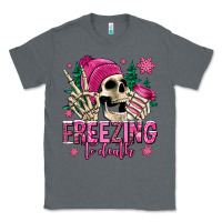 Charcoal Heather freezing to death winter skull Classic Tee - Jasminsmagicworld