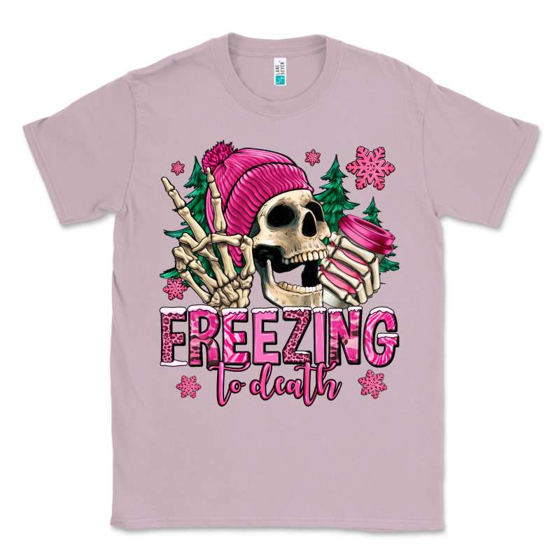 Freezing To Death Winter Skull Classic Tee by Jasminsmagicworld | Teevron
