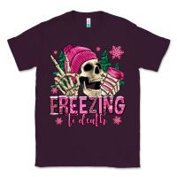 Plum freezing to death winter skull Classic Tee - Jasminsmagicworld