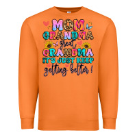 Carrot mom grandma great grandma it's just keeps getting Premium Sweatshirt - Artiststas