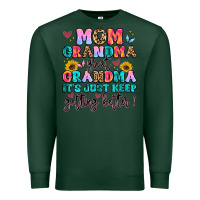 Sports Green mom grandma great grandma it's just keeps getting Premium Sweatshirt - Artiststas