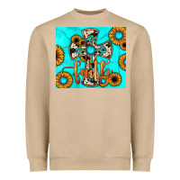 Mushroom cross tumbler Heavyweight Sweatshirt - JahusDesignShop