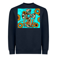 Navy cross tumbler Heavyweight Sweatshirt - JahusDesignShop