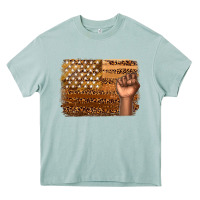 Arona American melanin flag Heavy Core Tee - texasbilliewilder