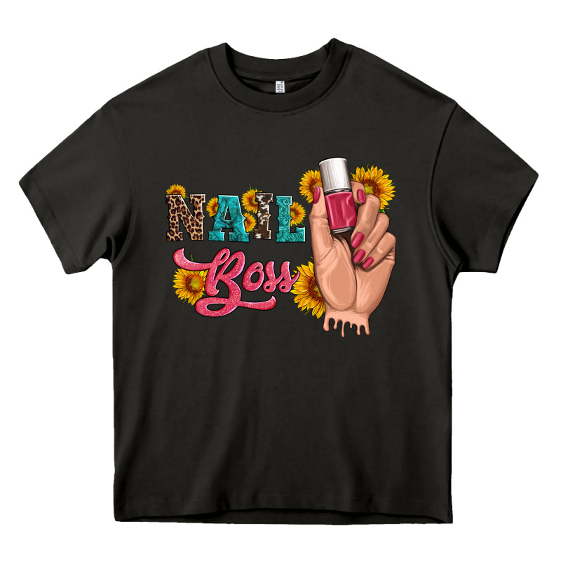 Western Sunflowers Nail Boss Heavy Core Tee by Artiststas | Teevron
