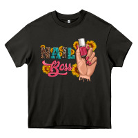 Asphalt western sunflowers nail boss Heavy Core Tee - Artiststas