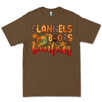 Cacao flannels boots and bonfires Premium Tee - Zillion Design Studio