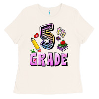 Bone Fifth Grade Ladies Tee - RanaPortraitStore