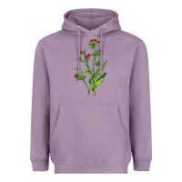 Lavender Tassel Flower Illustrations Heavyweight Hoodie - LillyAllenDesigns