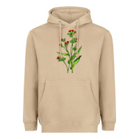 Mushroom Tassel Flower Illustrations Heavyweight Hoodie - LillyAllenDesigns