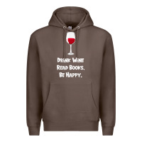 Coffee drink wine, read books, be happy Premium Hoodie - Bettercallsaul