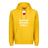 Lemon drink wine, read books, be happy Premium Hoodie - Bettercallsaul