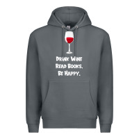 Rock drink wine, read books, be happy Premium Hoodie - Bettercallsaul